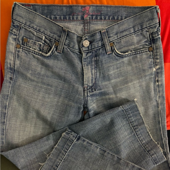 7 for all Mankind Jeans Crop Dojo sz 26 - Picture 1 of 7